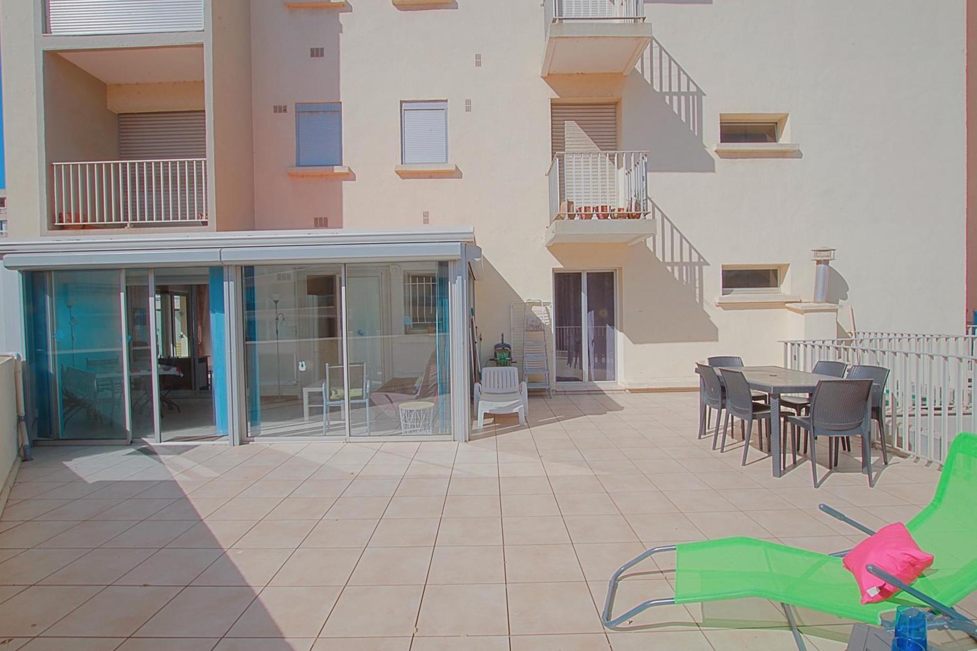 Appartement Terrasse Vue Mer Canet-en-Roussillon Zewnętrze zdjęcie