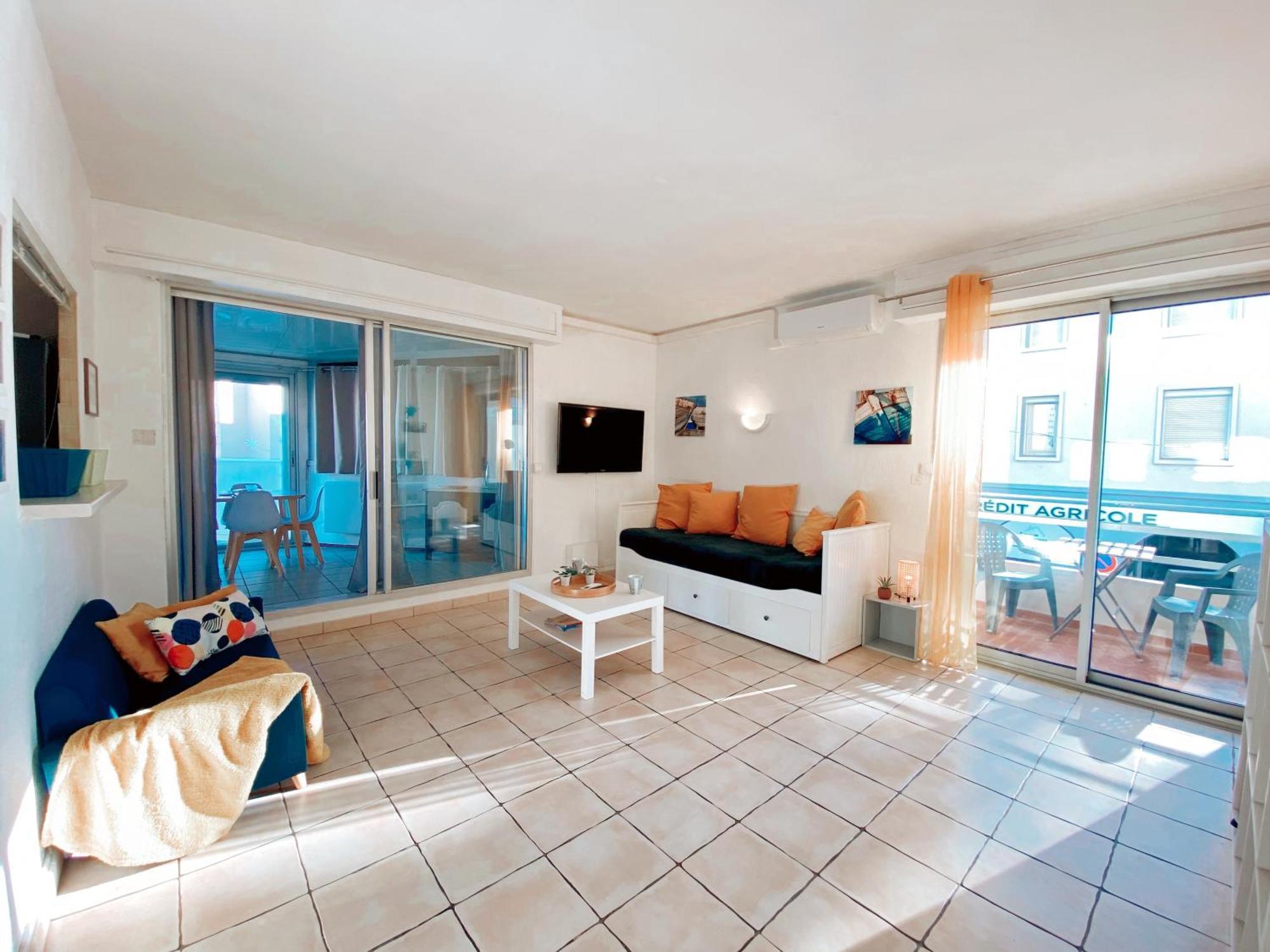 Appartement Terrasse Vue Mer Canet-en-Roussillon Zewnętrze zdjęcie